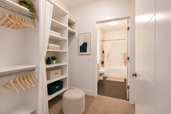 Custom closets (select units)